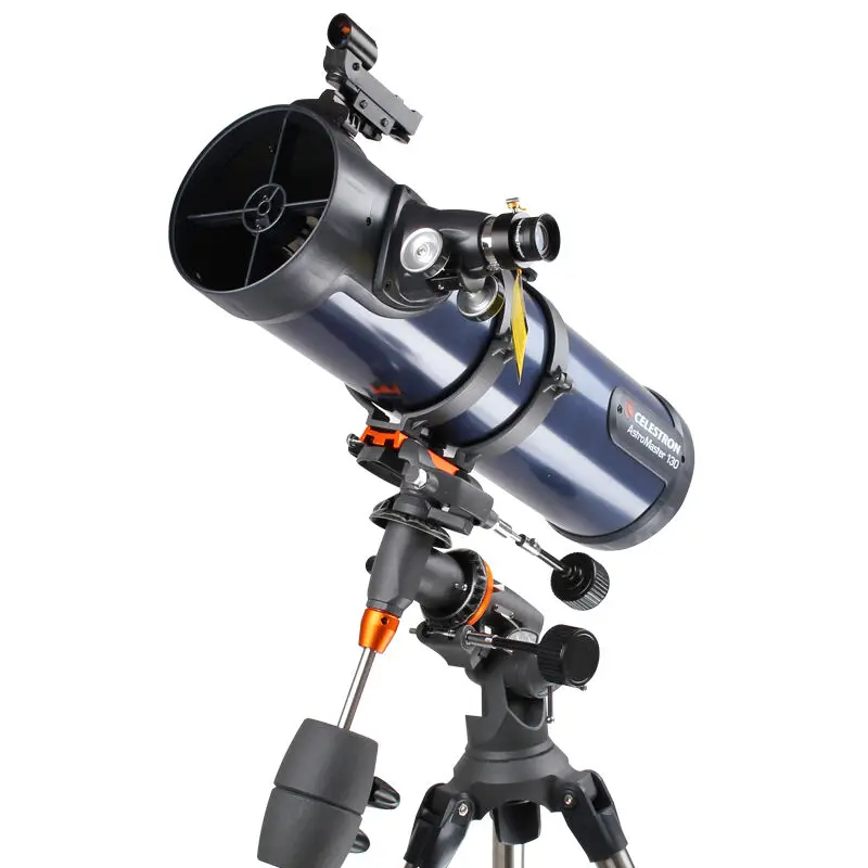Celestron Astromaster 130Eq Newtonian Riflettore Telescopio Red Dot Finderscope Cannocchiali Cg-3 Treppiede