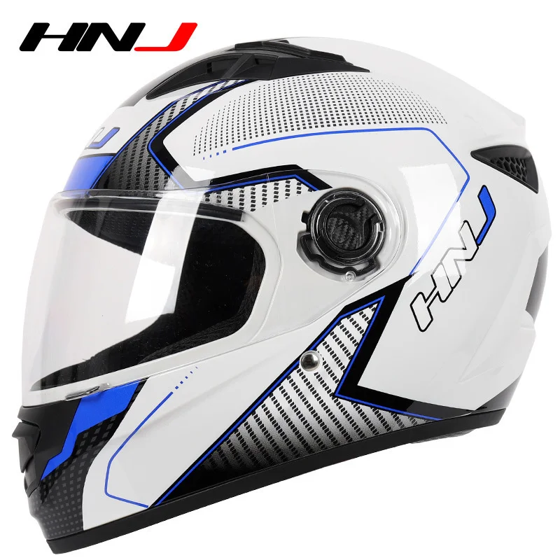 Hnj Casco Moto Integrale Motocross Scooter Casque 、 Route Moto Casco Integrale Motorsiklet Kask For Man