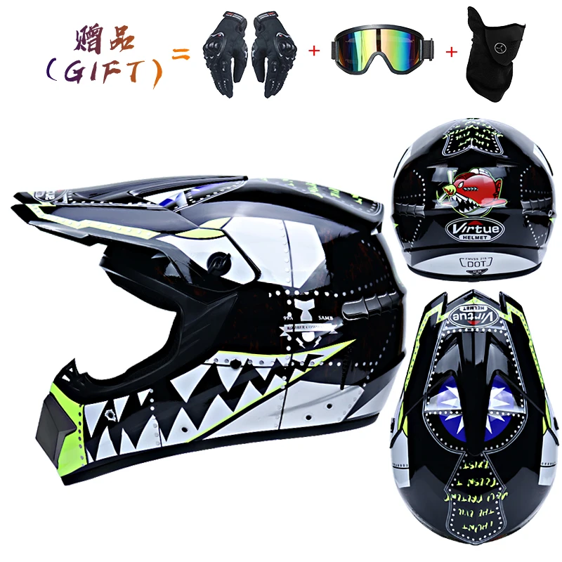 Motocros Kask Cross Downhill Soporte Casco Off Road Helmet Racing Classic Moto Casco Enduro Originale Casco Jet Homologado