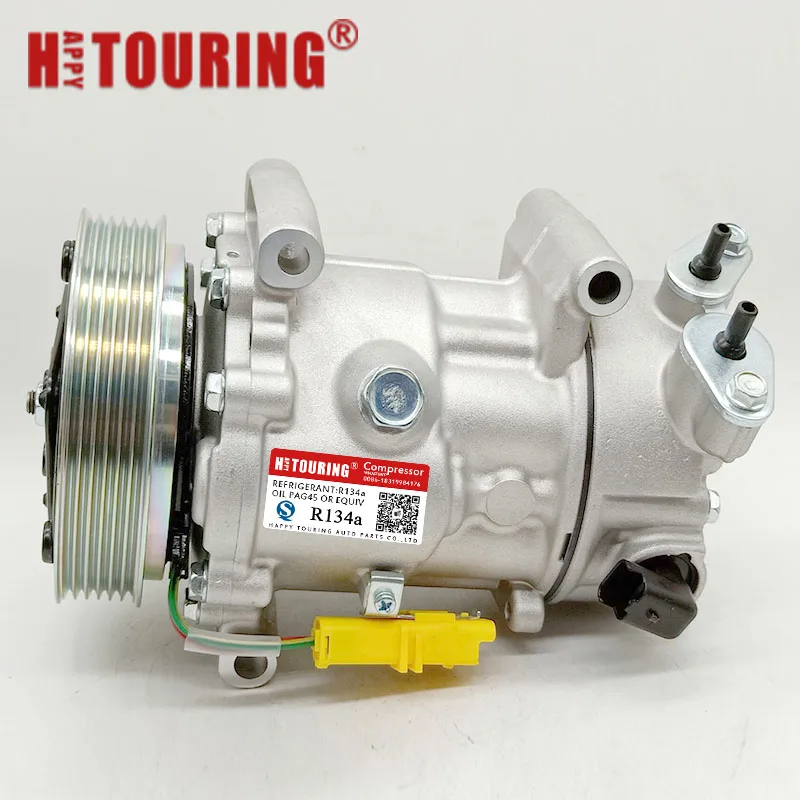 Per Peugeot 307 Ac Compressore Peugeot 207 307 408 Citroen C2 C4 Sd6C12 9671216280 9659875780 9651910980 9678656080 6453Qk 6453Wl