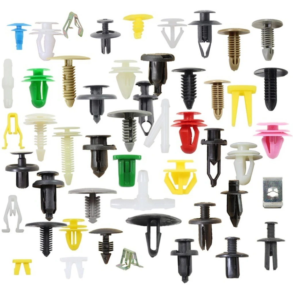 Car Mixed Universal Door Trim Panel Clip Fasteners Paraurti Automatico Per Ford Focus Ka Galaxy Mondeo Transit Connect Cougar Puma Fushi
