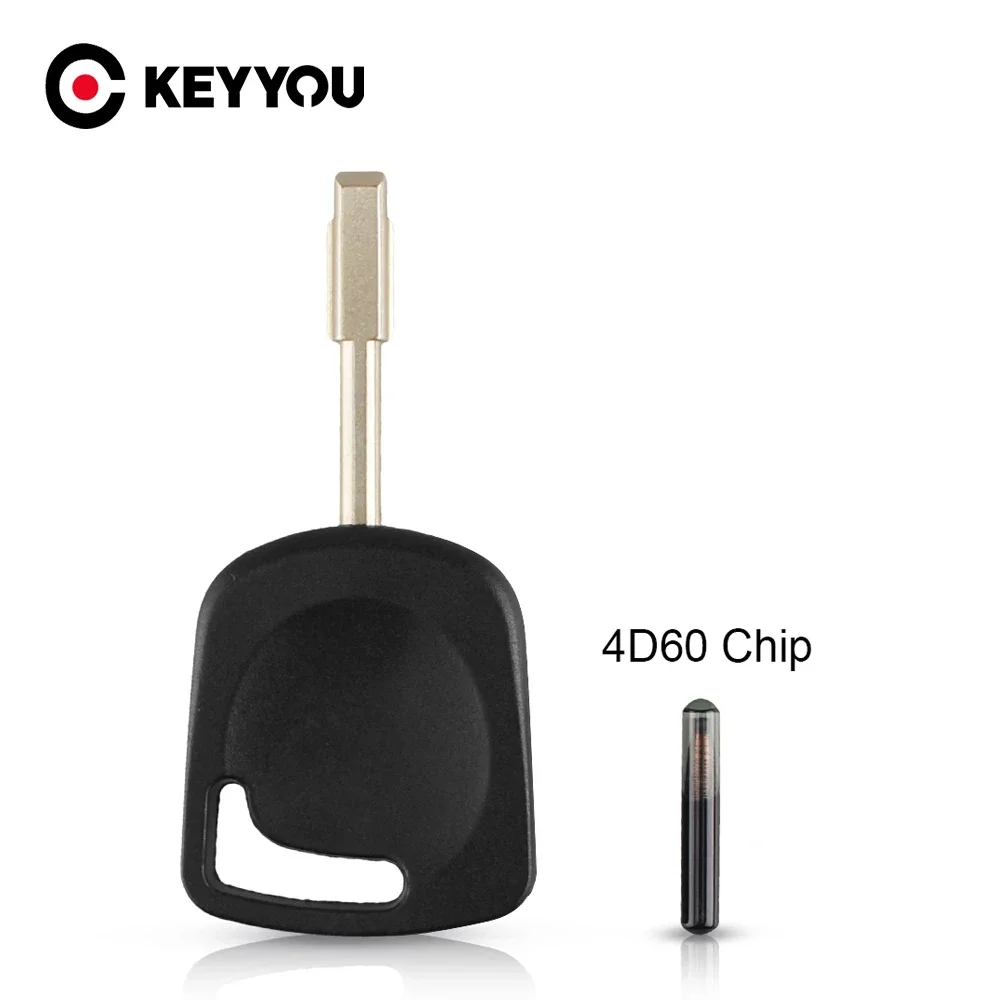 Keyyou Per Ford 4D60 Chip Transponder Car Key Case Per Ford Focus Mondeo Ka Fiesta Escort Jaguar Xj8 Transit Connect Car Key