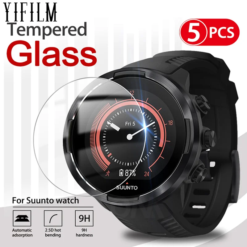 Vetro Temperato Premium Per Suunto Watch 3 / 5 / 7 / 9 Baro Spartan Sport Smart Watch Pellicola Proteggi Schermo Per Suunto Watch