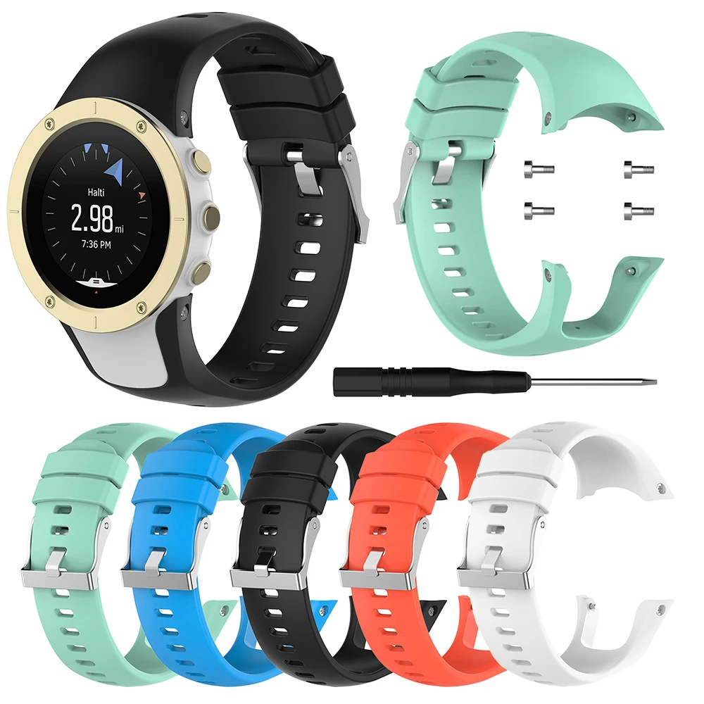 Cinturino In Silicone Per Suunto Spartan Trainer Wrist Hr Smart Watch Band