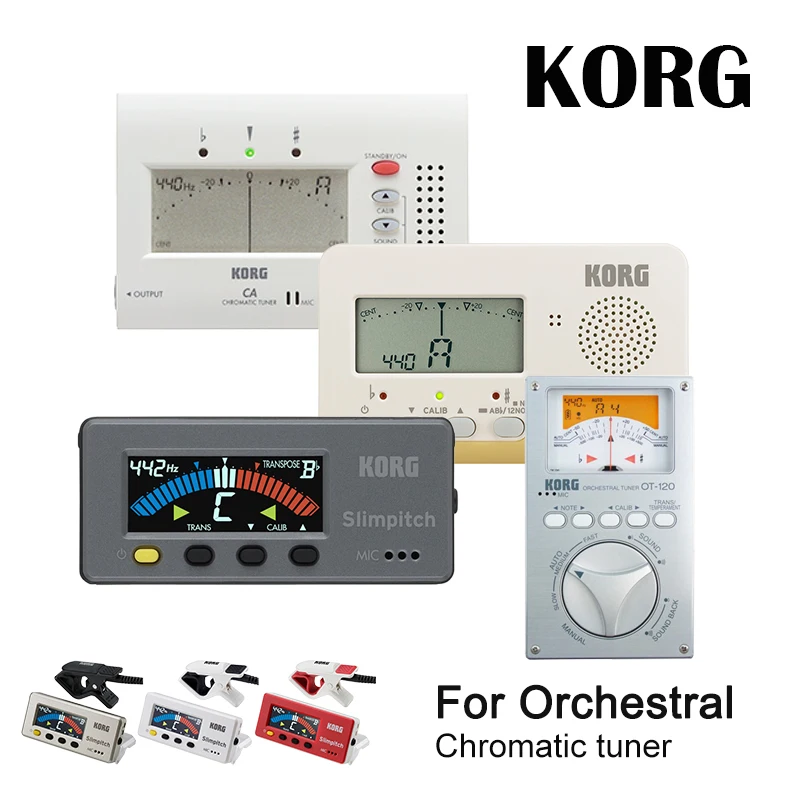 Korg Ca2 Ca50 Sintonizzatore Cromatico Automatico A Grande Display Accordatore Universale Per Chitarra/Basso/Sassofono/Violino/Flauto