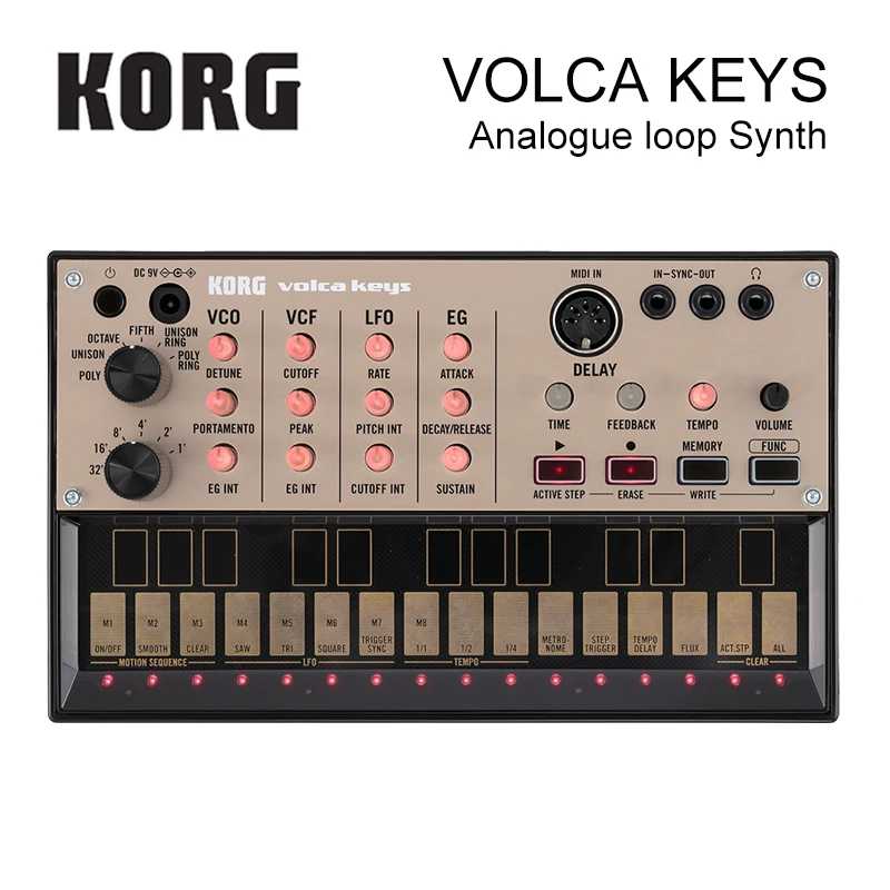 Korg Volca Keys Sintetizzatore Analogico Polifonico Suono Analogico Motore E Loop Sequser Sintetizzatore Introduzione