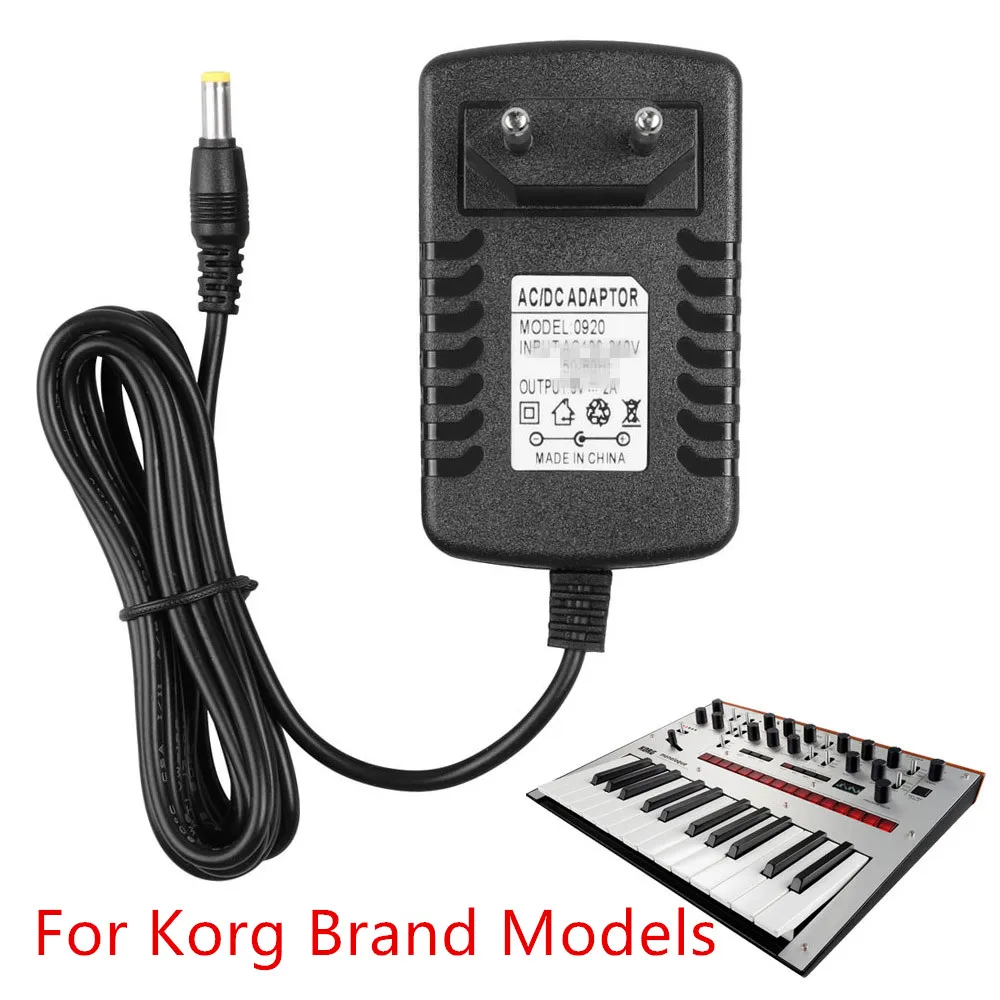 Alimentatore Ca 9V Alimentatore Per Korg Monologue Ka350 Caricabatterie Serie Volca Per Accessori Per Strumenti Tastiera
