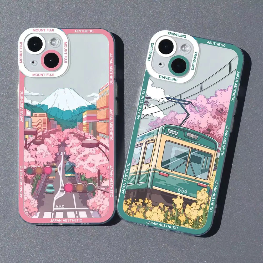Custodia Paesaggistica Per Samsung S20 Fe S20 Plus S21 Fe S21 Plus S21 S20 Ultra S22 Ultra S22 + Galaxy Note 10 Lite Note 10 Plus Cover
