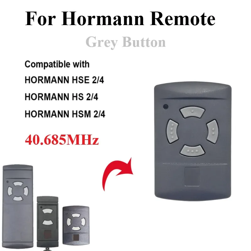 Televande Porte De Garage Hormann Per Hormann Hsm2 Hsm4 Hse2 Telecomando Per Porta Del Garage 40.685Mhz Apricomando Per Cancello