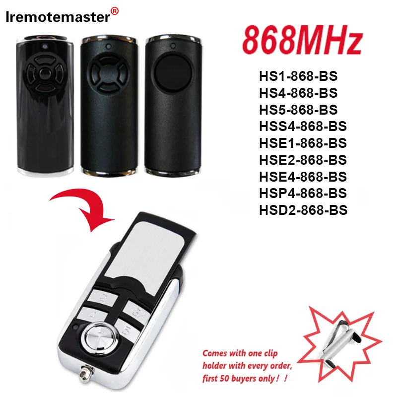 Nuovo Hormann Hse2 Hse4 868 Bs Telecomando Hormann Bs Series 868Mhz Porta Del Garage Telecomando Duplicatore Apricancello