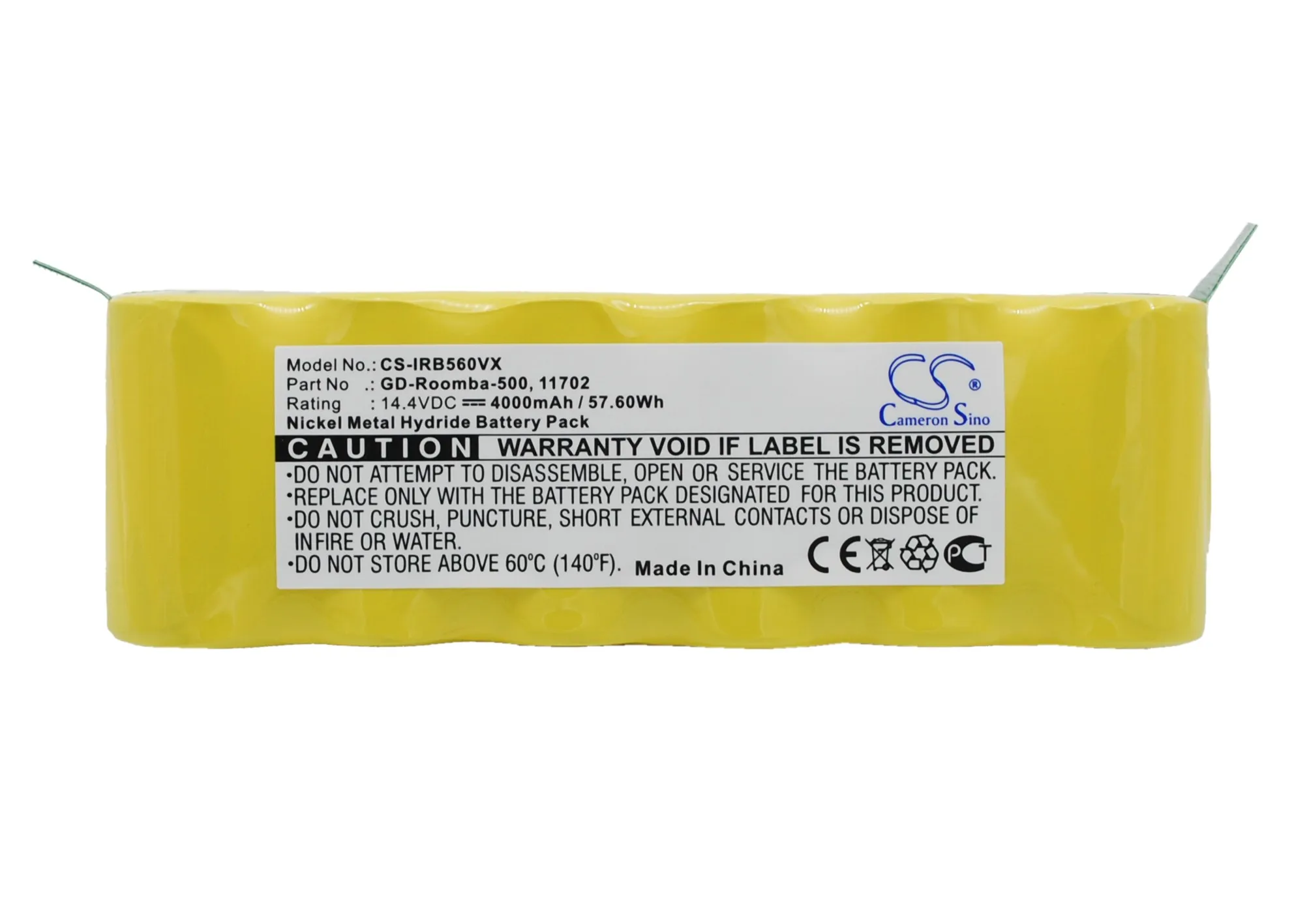 Batteria Per Aspirapolvere Per Robot U290 E Vileda 137173, 137173 Robot Di Pulizia