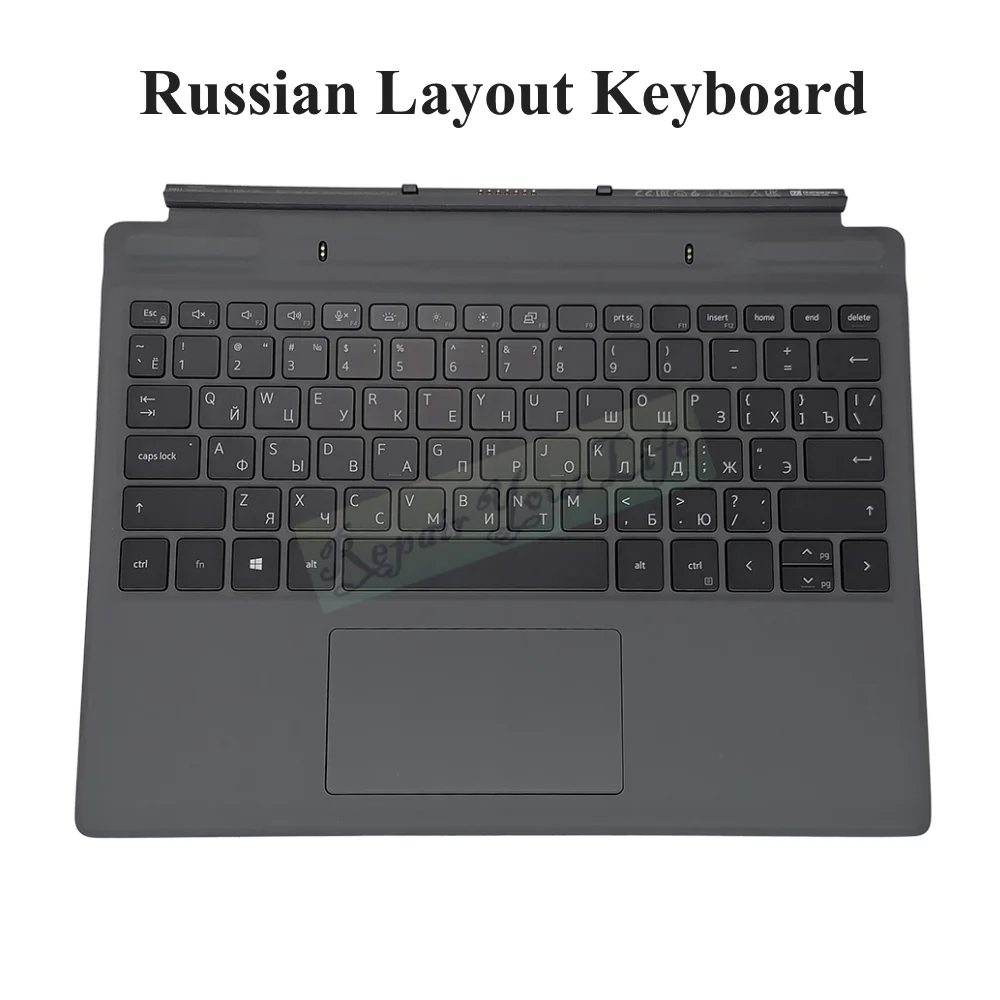 Gruppo Tastiera Poggiapolsi Per Dell Latitude 7320 Russian Azerty French Germany Italian Uk Tablet Tastiera Staccabile C Shell