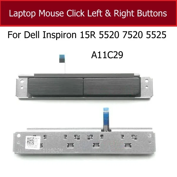 Laptop Click Button For Dell Inspiron 15R 5520 7520 5525 A11C29 Left Right Buttons Laptop Mouse Clik Keys Redplacement