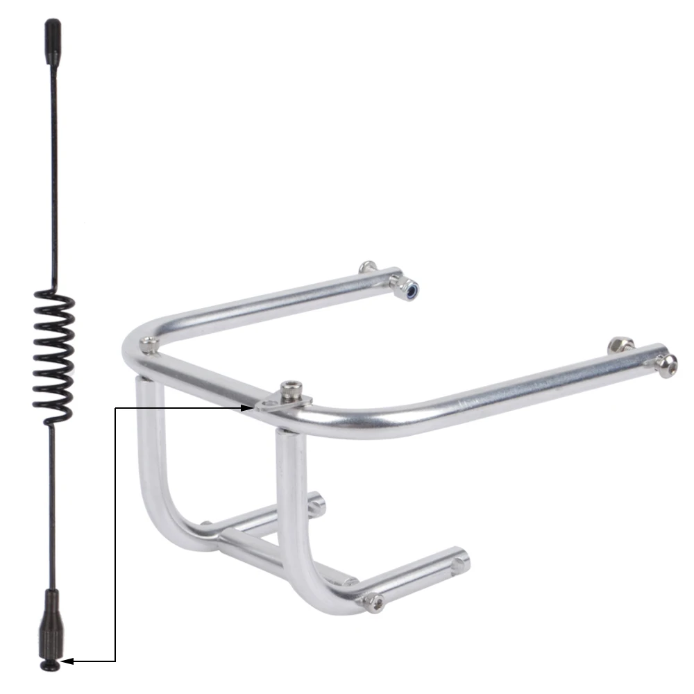 Protezione Paraurti Posteriore In Alluminio Per Tamiya 1/10 Sand Scorcher Buggy Champ Upgrade