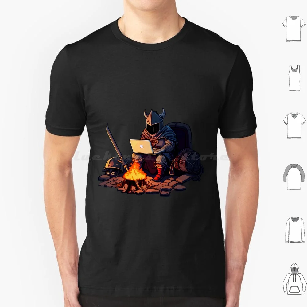 Falò Dark Souls Maglietta Da Gioco Uomo Donna Bambini 6Xl Dark Souls Dark Souls 2 Dark Souls 3 Gioco Da Gioco Falò Soul Souls Demon