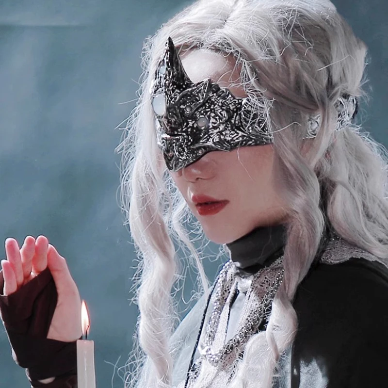 Dark Souls Iii Series Fire Keeper Cosplay Eyewear Face Mask Masquerist Crown Mask Halloween Carnival Party Masks For Women Men