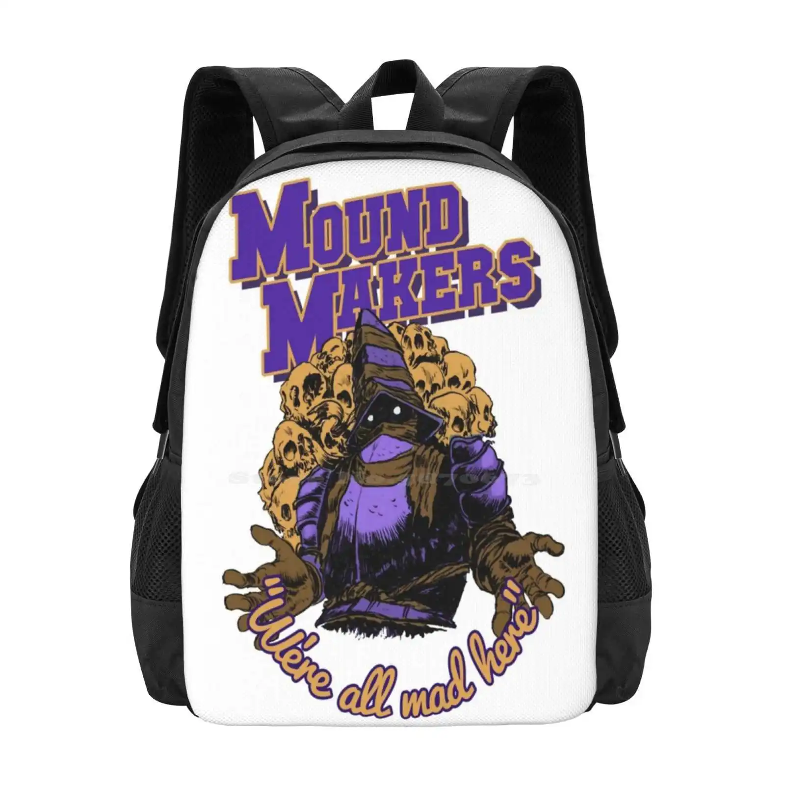 Mound-Makers Covenant 3D Print Design Zaino Borsa Per Studenti Dark Souls 3 Mound Makers Gaming Videogiochi Rpg Sports