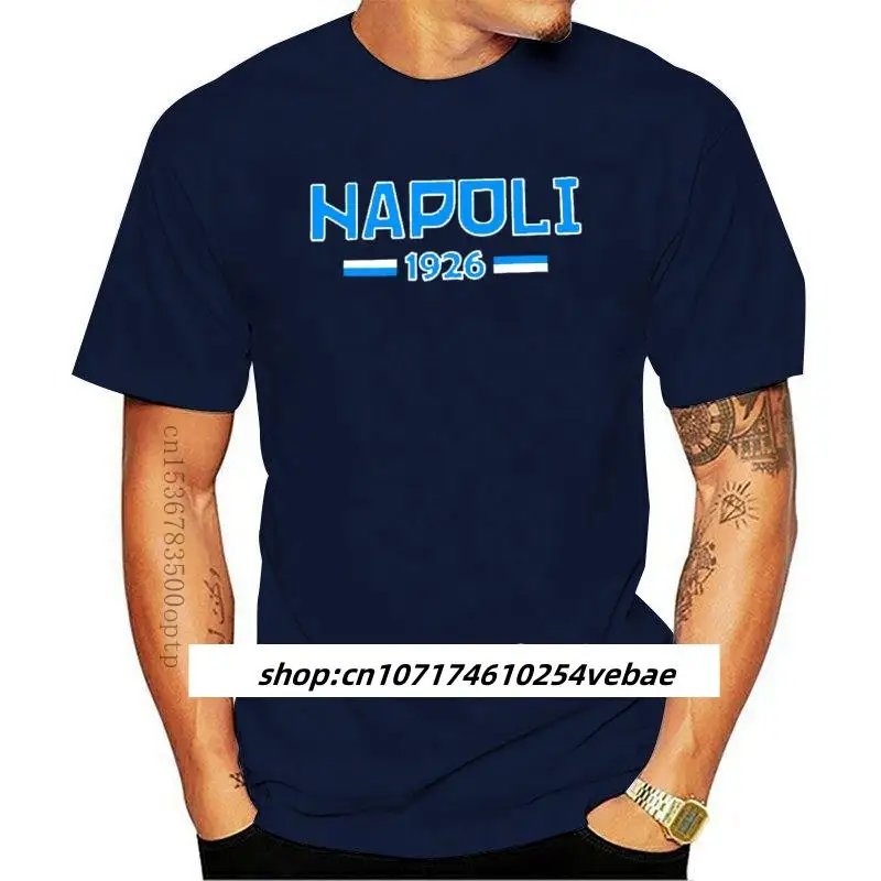 Nuovo 1 Maglia Napoli 1926 Ultras Curva T-Shirt Cotone 100% Maradona Bianco Azzurri Cool Casual Pride T Shirt Uomo Moda Unisex