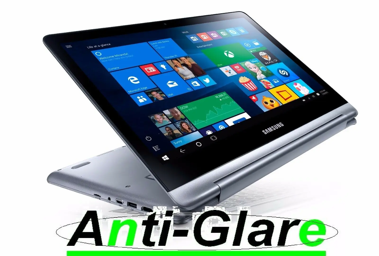 2X Cover Protettiva Per Schermo Ultra Trasparente/Antiriflesso/Anti Raggi Blu Per Pc Rotante Samsung Notebook 7 Spin 13.3 Da 360"
