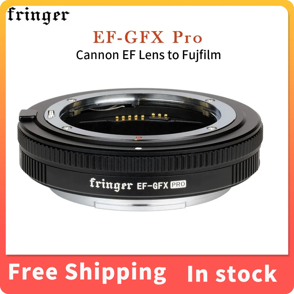 Fringer Ef-Gfx Pro Af Anello Di Apertura Elettronico Per Obiettivo Cannon Ef A Fujfilm Gfx100 Gfx100S Gfx 100S Gfx50S Gfx50S Ii Gfx50S Ii