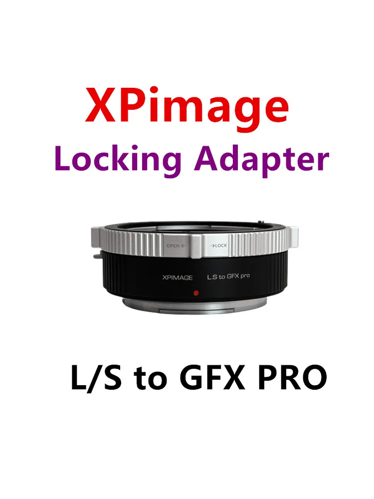 Adattatore Per Obiettivo Xpimage L/S-Gfx Per Obiettivo Di Montaggio Leica S2 Per Fotocamere Fuji Gfx 100S 100Ii 50 S2 50S Per Adattatore Di Bloccaggio