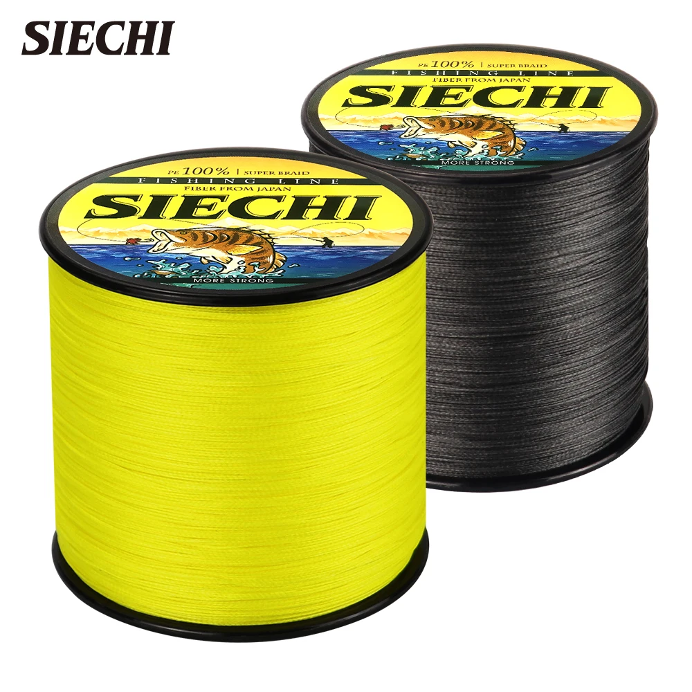 Linea Di Pesca Intrecciata Siechi 8 Strand 4 Strand 300M Multi Color Super Strong Japan Multifilamento Pe Treccia