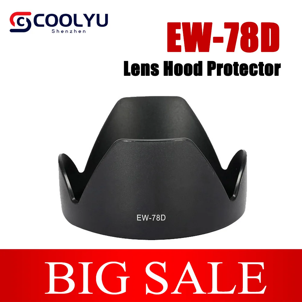 Ew-78D Ew78D 72Mm Lens Hood Camera Lente Accessori Per Canon Eos 70D 80D 60D 760D 550D Ef 28-200Mm Ef-S 18-200Mm F3.5-5.6 Is