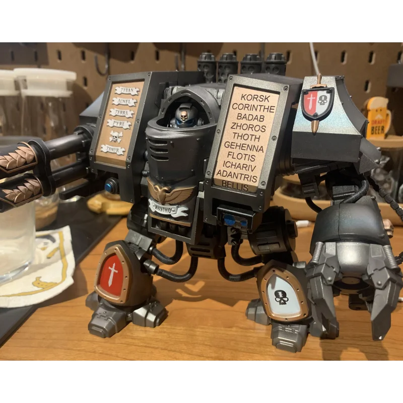 Originale Grey Knights Venerable Dreadnought 1/18 Soldato Maschile Action Model Art Collection Toy Gifts
