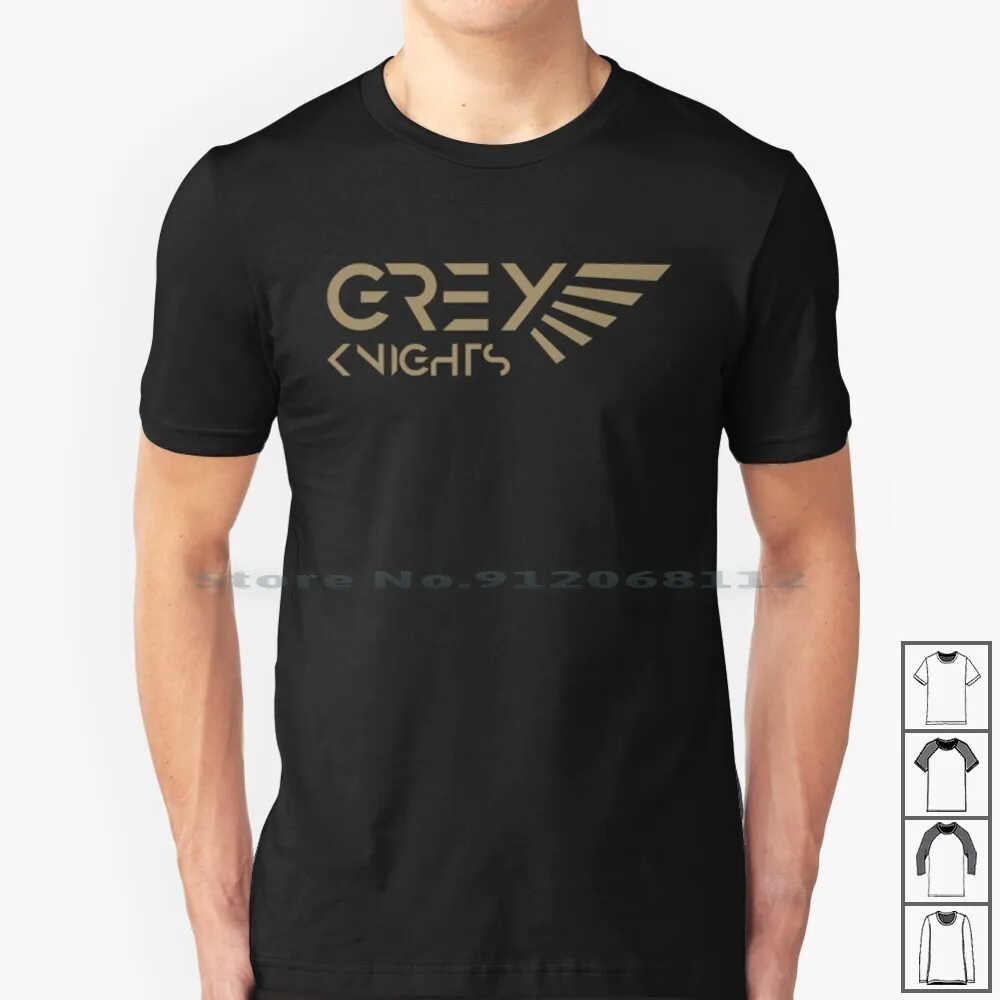 Maglietta Dei Cavalieri Grigi 100% Cotone Cavalieri Grigi Cavalieri Knight Chaos Inquisition Inquisitor Ordo 40000 Lore Astartes Adeptus