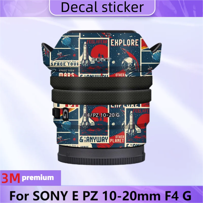 Per Sony E Pz 10-20Mm F4 G Adesivo Per Lenti Decalcomania Protettiva Per La Pelle Pellicola Avvolgente In Vinile Pellicola Protettiva Antigraffio Selp