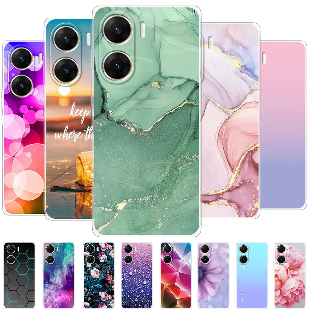 Per Vivo V29 Pro Vivo V29E Custodia Per Vivo V27 Pro V27E Custodia Morbida In Silicone Trasparente Funda Per Vivo S16 Pro S16E Coque