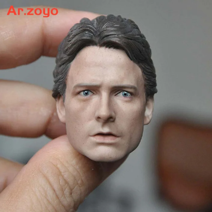 1/6 Scale Marty Mcfly Head Sculpt Pvc Head Carving Model Fit 12'' Male Soldier Action Figure Body Dolls