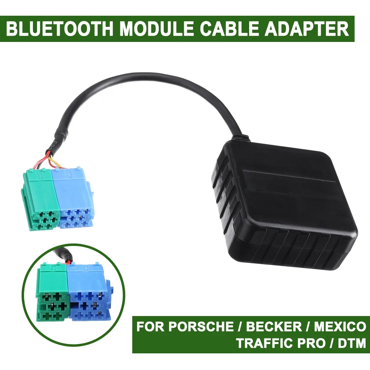 Adattatore Cavo Aux 12V Hifi Audio Car Bluetooth 5.0 Modulo Radio Stereo Car Sostituzione Per Porsche Becker Messico Traffic Pro Dtm