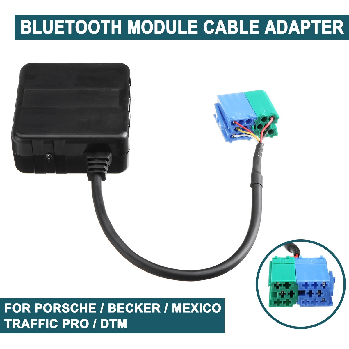 Aux Cavo Adattatore Per Porsche Becker Messico Traffic Pro Dtm Hifi Audio Auto Bluetooth 5.0 Modulo Radio Stereo