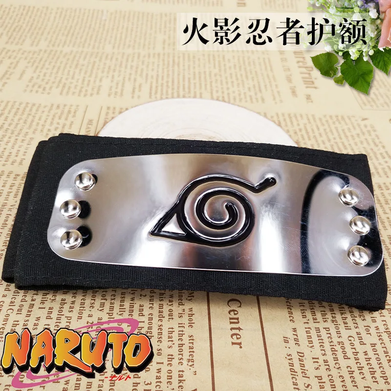 Naruto Anime Figure Fasce Guardia Ninja Accessori Uzumaki Naruto Hatake Kakashi Head Belt Cosplay Puntelli Giocattoli Per Bambini Regalo Fresco