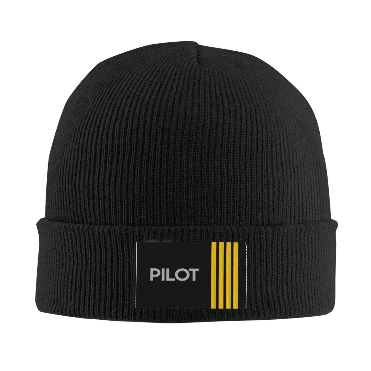 Pilot Captain Stripes Cappelli Con Cofano Street Knit Hat Per Donna Uomo Warm Winter Aviator Aviator Fighter Skullies Berretti Caps