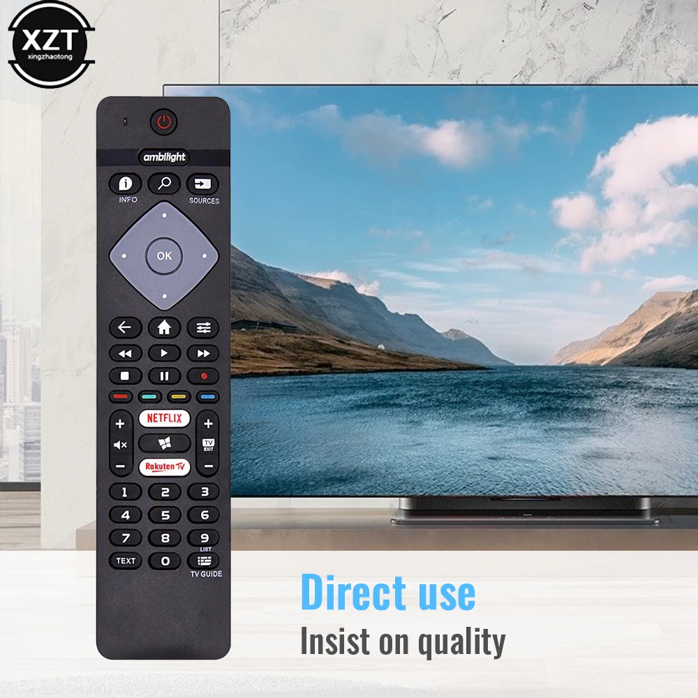 1 Pz Nuovissimo Telecomando Per Philips Brc0884301/01 43 Pus6704/12 50 Pus6704/12 55 Pus6704/12 4K Uhd Smart Tv (Senza Ambilight)