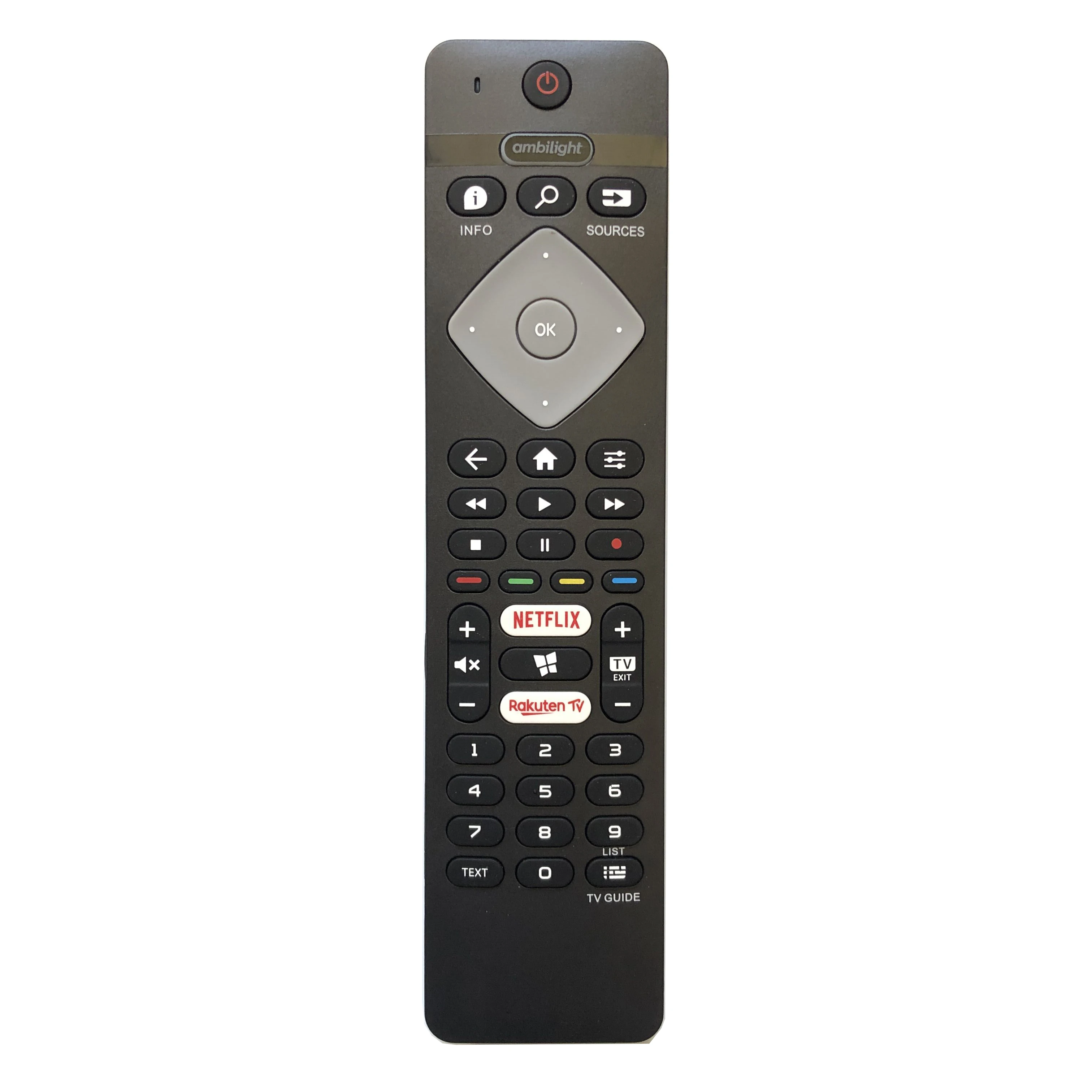 Telecomando Universale Per Philips Ambilight 4K Ultra Uhd Hdr Led Smart Tv 43 Pus6754/12 50 Pus6754/12 50 Pus6704/12