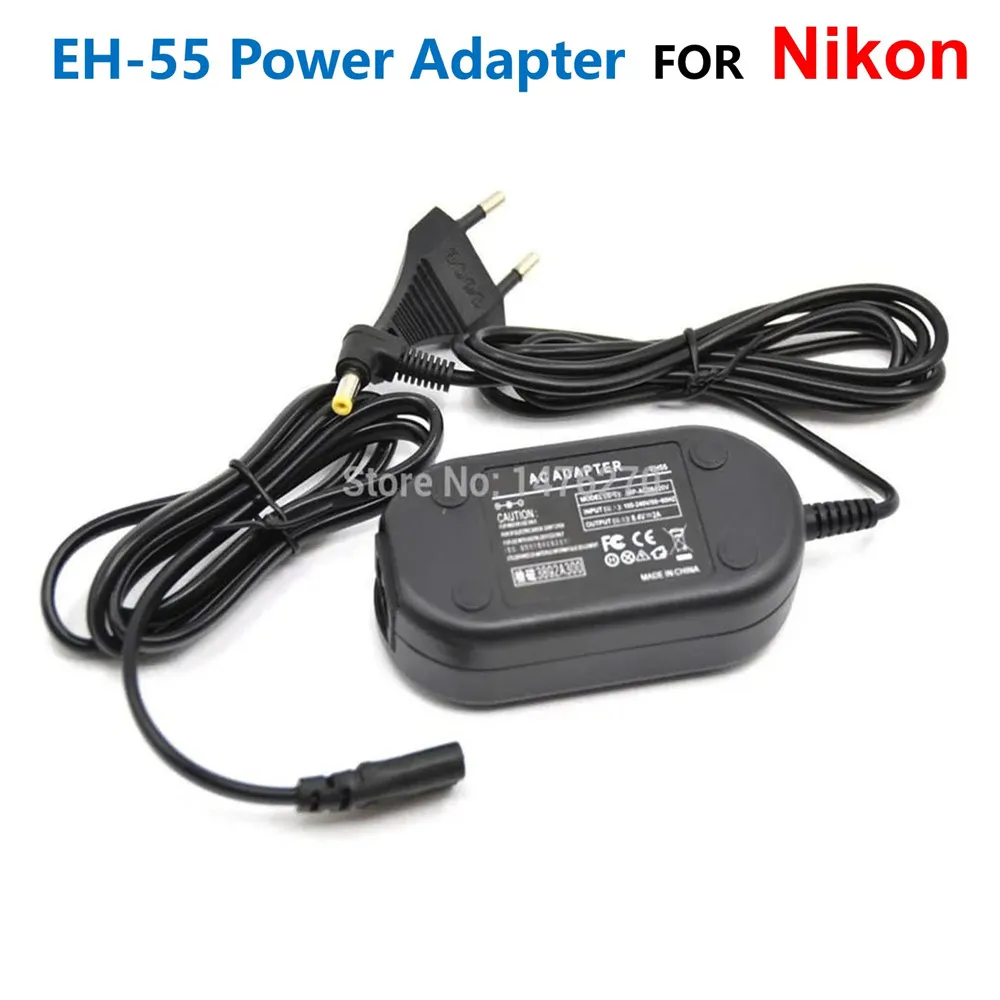 Eh 55 Eh-52 Eh-53 Eh-55 Eh55 Alimentatore Ca Alimentatore Caricabatterie Per Nikon Coolpix 100 600 700 750 775 880 885 995 5400 8700 Fotocamera