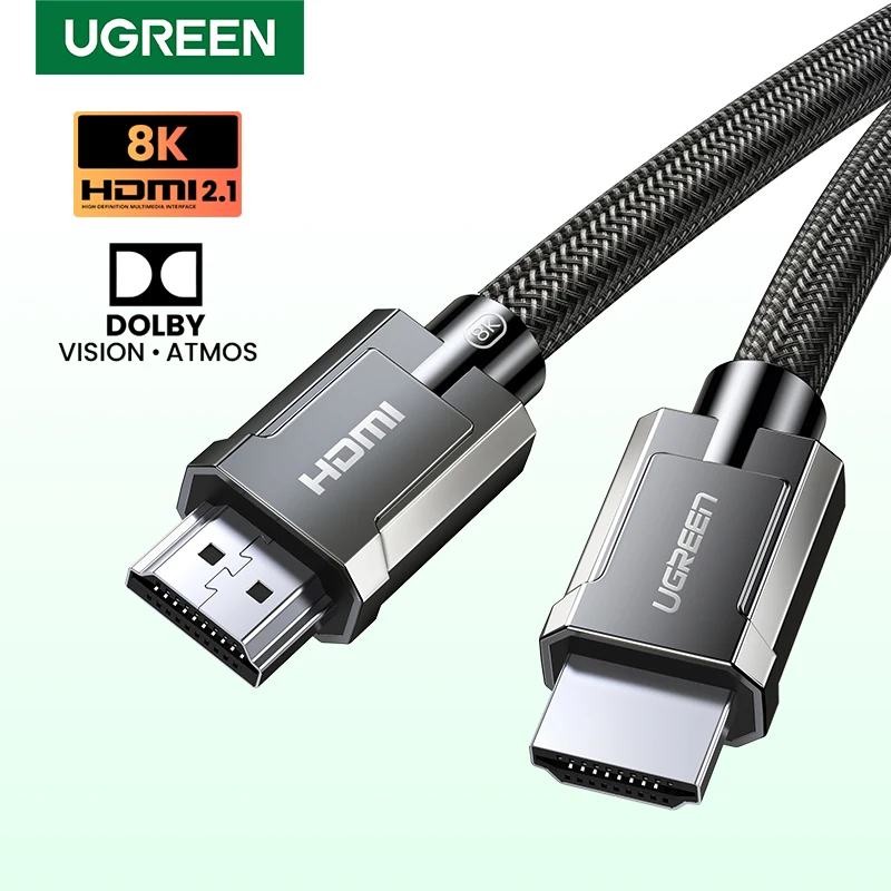 Cavo Ugreen 8K Hdmi2.1 Per Xbox X Ps5 Xiaomi Mi Box 8K/60Hz 4K/120Hz Cavo Hdmi Splitter Cavo Switch 48Gbps Hdr10 + Cavo Hdmi