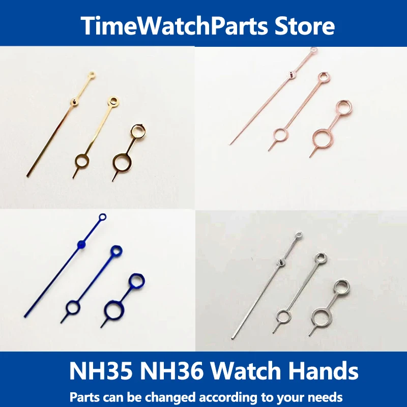 Lancette Dell'Orologio Seiko 8X12.5X12.5Mm Lancette Per Nh35 Nh36 4R 7S Movimento Oro Argento Aghi Per Orologi Seiko Dive Watch Pointer Parts