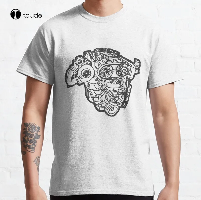 Per Sierra Cosworth Yb Turbo Engine Classic T-Shirt In Cotone Tee Shirt