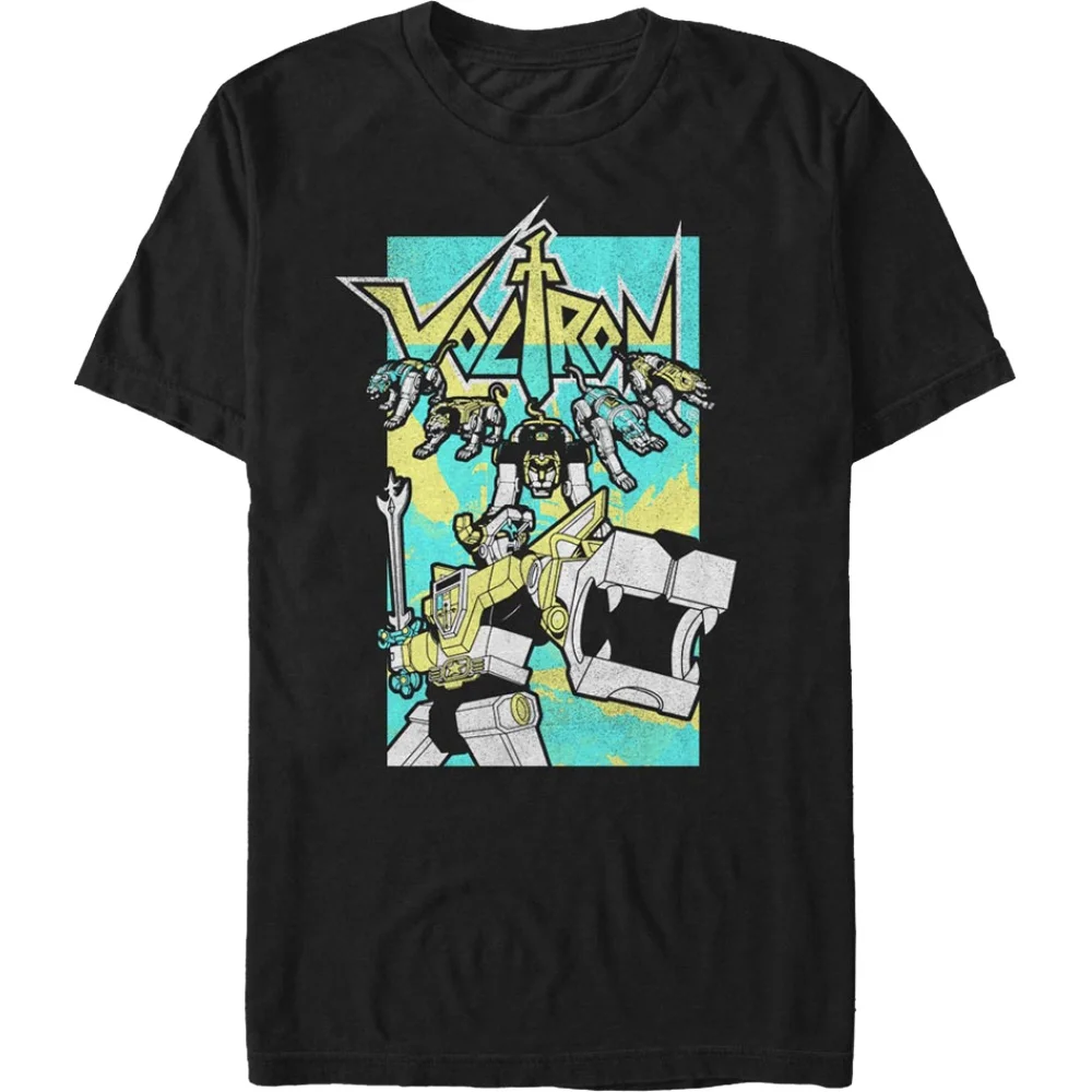 T-Shirt Vintage Lions & Robot Voltron