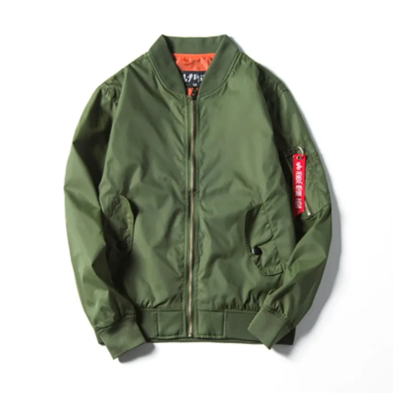 Giacca Uomo Autunno Air Force One Jacket Jaqueta Mens Causale Amry Pilot Bomber Jacket Polo Jackets Mens 4Xl