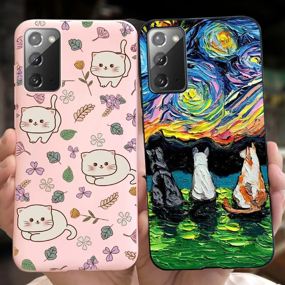 Per Samsung Galaxy Note 20 Custodia Samsung Note 20 Ultra Cute Cartoon Candy Color Soft Silicon Bumper Per Galaxy Note20 20 Ultra 5G