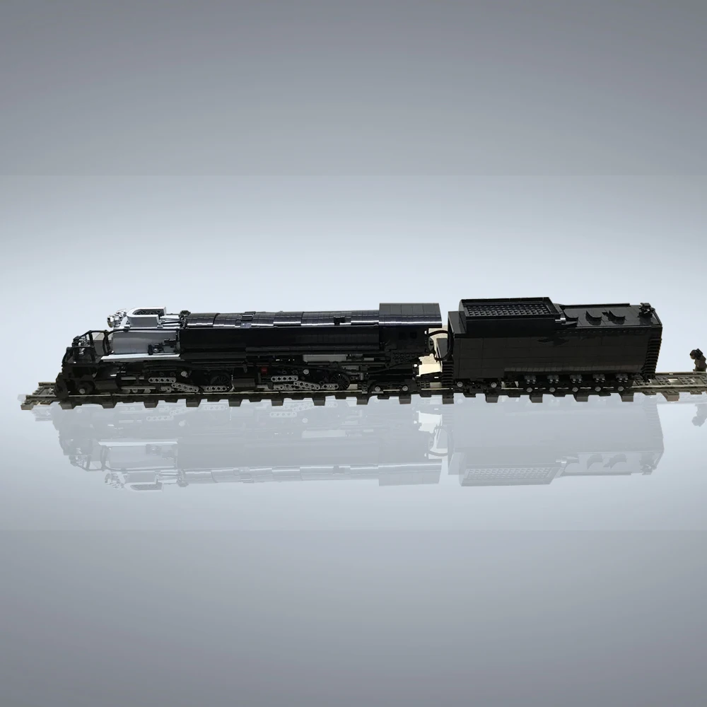 Moc Union Pacific 4014 Big Boy Train Bricks Train Station Model Steam Mechanic Railway Building Block Giocattoli Per Bambini Regalo Di Compleanno