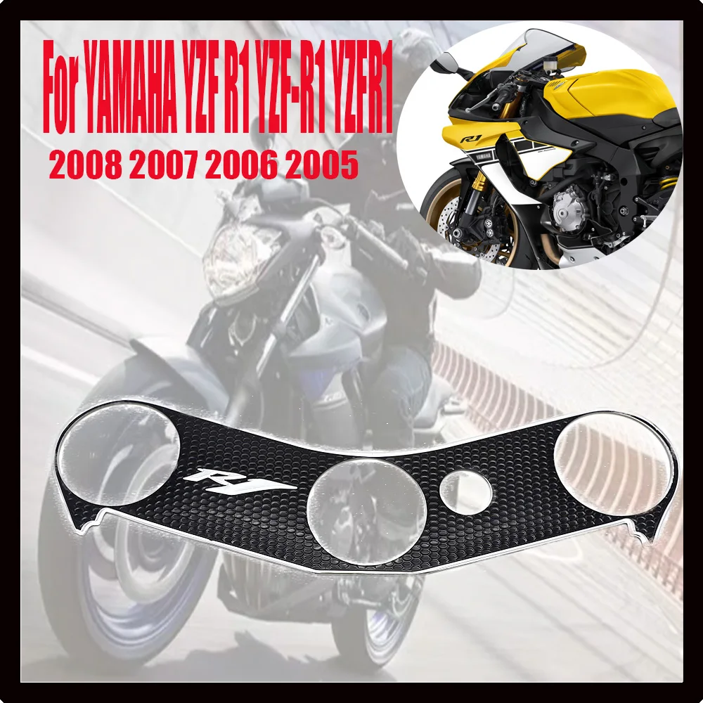 2008 2007 2006 2005 Per Yamaha Yzf R1 Yzf-R1 Yzfr1 Sticker Decal Top Triple Clamp Yoke Pad Triple Tree R1 1000 Moto