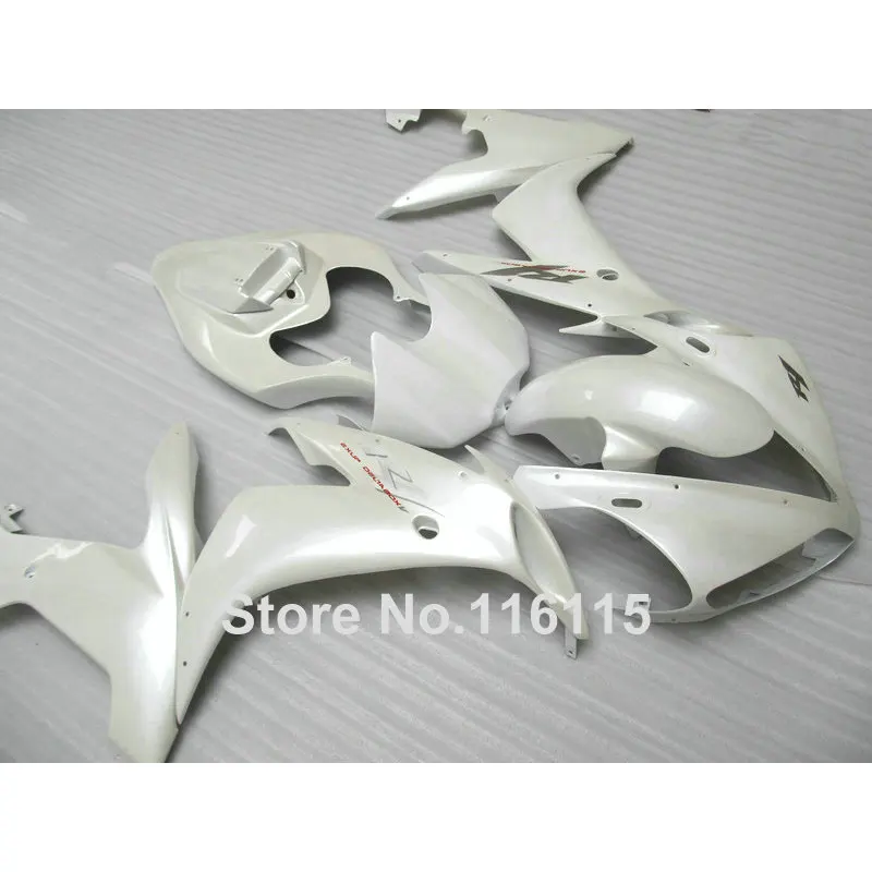 Kit Completo Carenatura Abs Stampaggio Ad Iniezione Adatto Per Yamaha Yzf R1 2004 2005 2006 Tutte Le Carenature Bianche Set Yzf-R1 04-06 Sk32