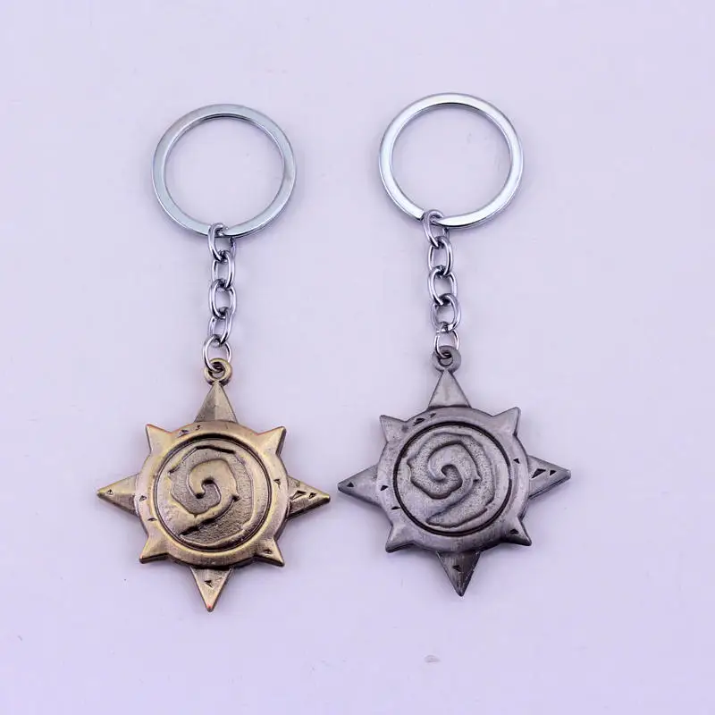 Dongsheng Game Series Hearthstone Heroes Of Warcraft Heroes Portachiavi In Metallo Per Fan Cool Portachiavi Men Jewelry -50