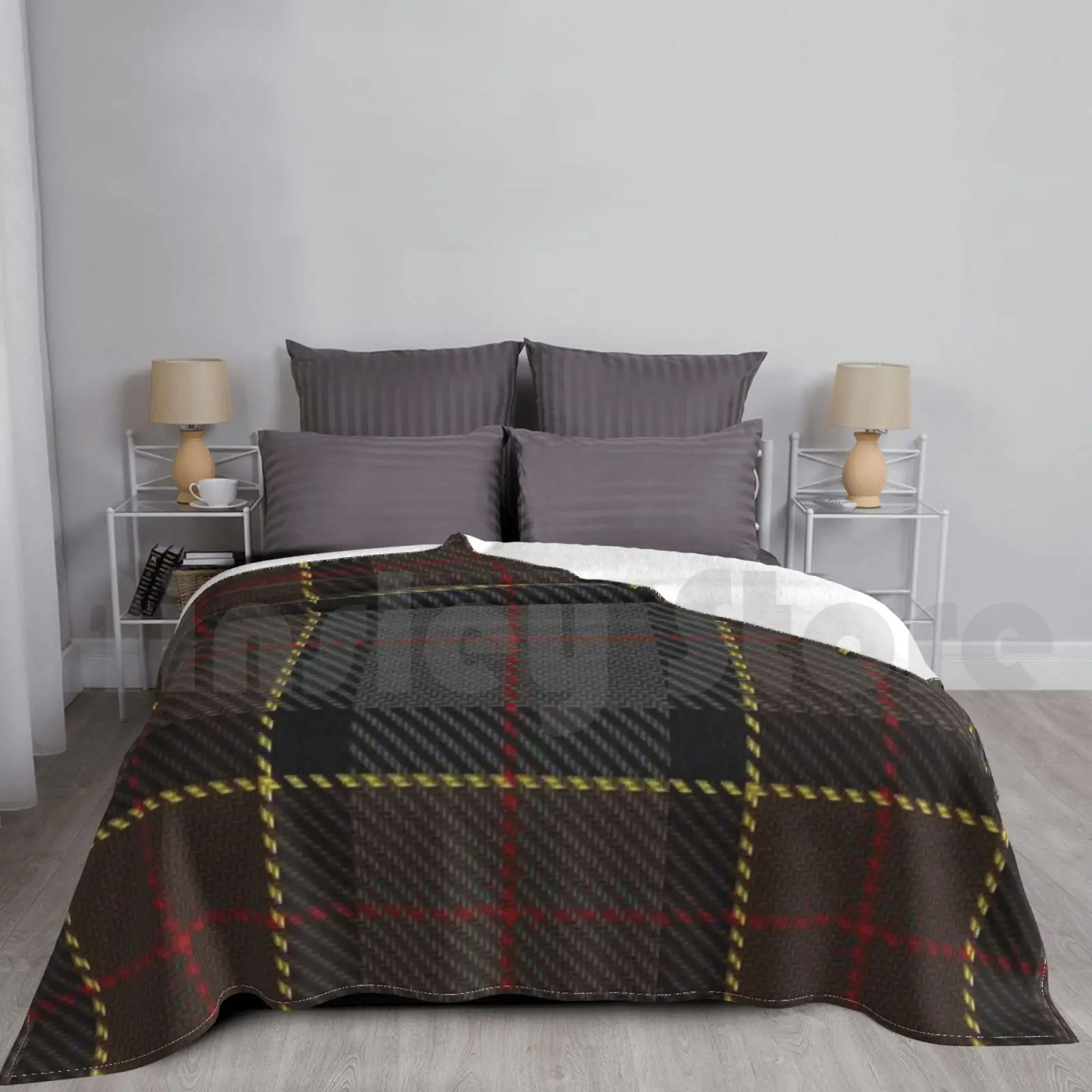 Coperta Sassenach In Pelle Tartan Fashion Custom Scozia Scozzese Tartan Heritage Luck Kilt Wedding